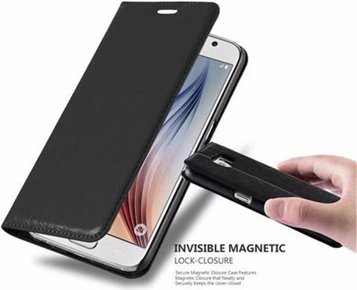 Actual product image Cadorabo Book Invisible Magnet Cover (Samsung Galaxy S6)