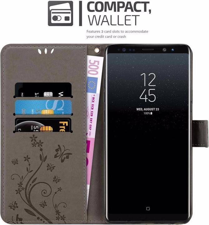 Productafbeelding Cadorabo Bloemen Boekomslag (Samsung Galaxy Note 8)