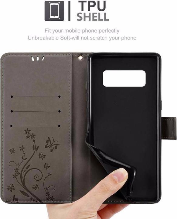 Productafbeelding Cadorabo Bloemen Boekomslag (Samsung Galaxy Note 8)