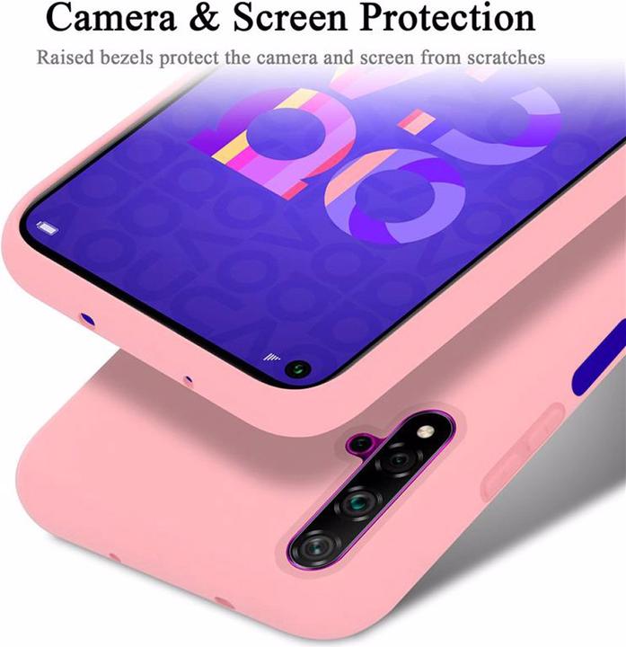 Image du produit Cadorabo TPU Liquid Silicone Case Cover (Huawei Nova 5T, Honneur 20, Taxe 20)