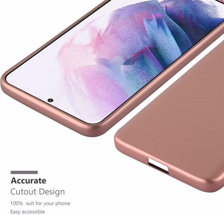 Productafbeelding Cadorabo TPU Matte Metallic hoes (Samsung Galaxy S21+)