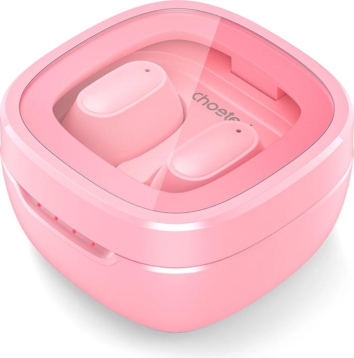 Immagine prodotto Choetech Cuffie MEMS wireless TWS Bluetooth 5.3 - rosa (17 h, Senza fili)
