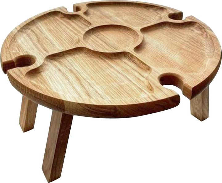 Immagine prodotto JTI Tavolo da vino pieghevole per picnic - legno