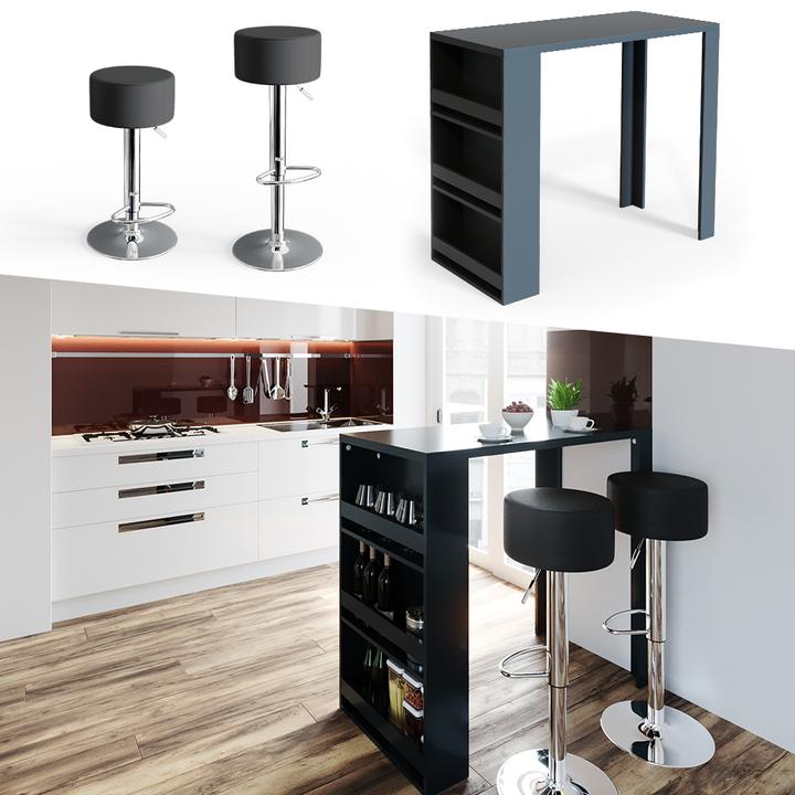 Produktbild Vicco Bartisch-Set (117 x 57 x 106 cm)