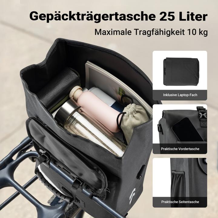 Immagine prodotto Wiltec Gepäckträgertasche (25 l, Borsa portapacchi)