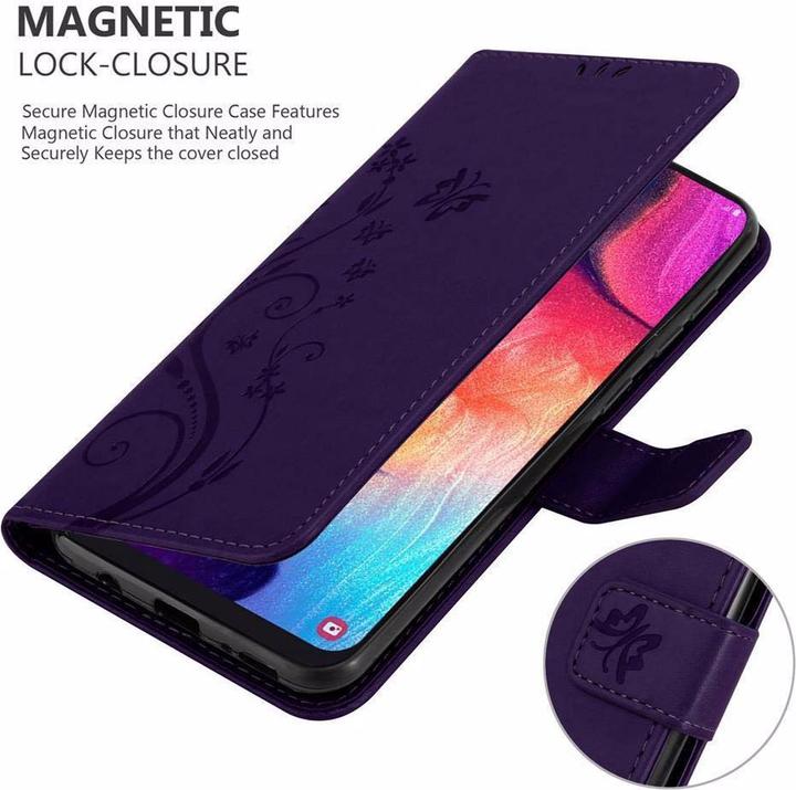 Productafbeelding Cadorabo Bloemen Boekomslag (Samsung Galaxy A50, Samsung Galaxy A30)