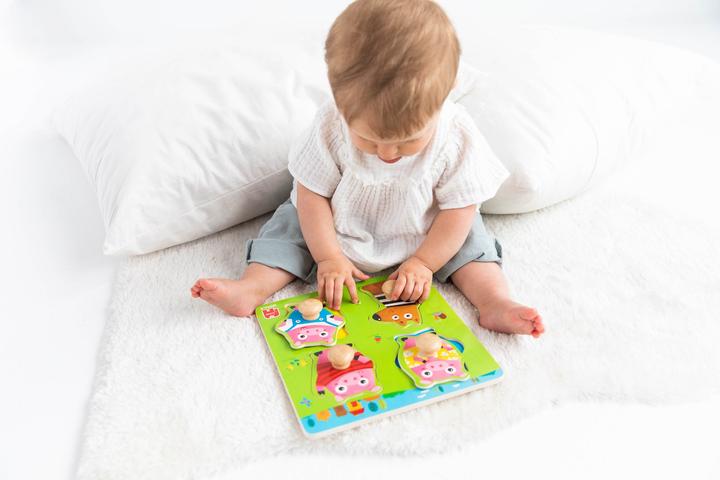 Produktbild Goula Kinder Puzzle aus Holz Three Little Pigs (4 Teile)