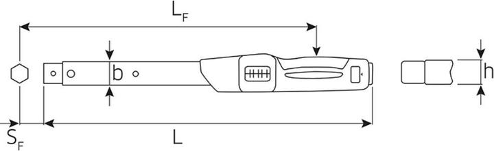 Produktbild Stahlwille Drehmomentschlüssel für Einste (10 Nm, 50 Nm)