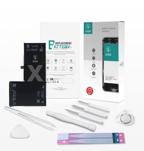 Image du produit SIGN Kit complet de remplacement de la batterie - iPhone X