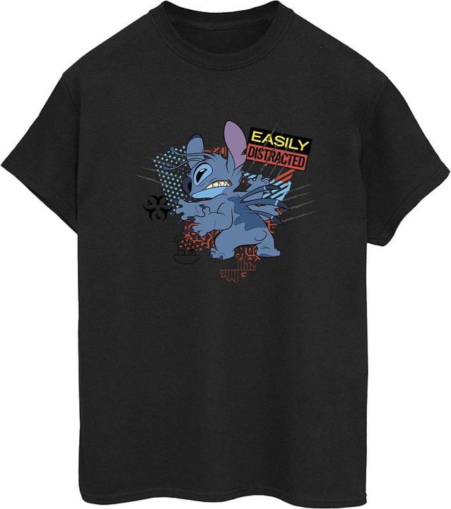 Immagine prodotto Disney Lilo And Stitch Easily Distracted Maglietta Ampia Donna (S)