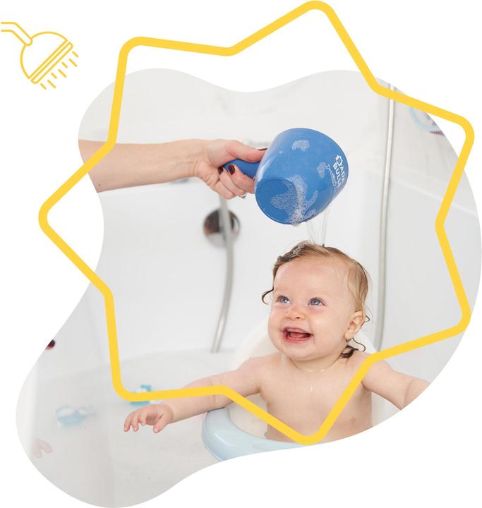 Actual product image Badabulle Baby hair wash cup