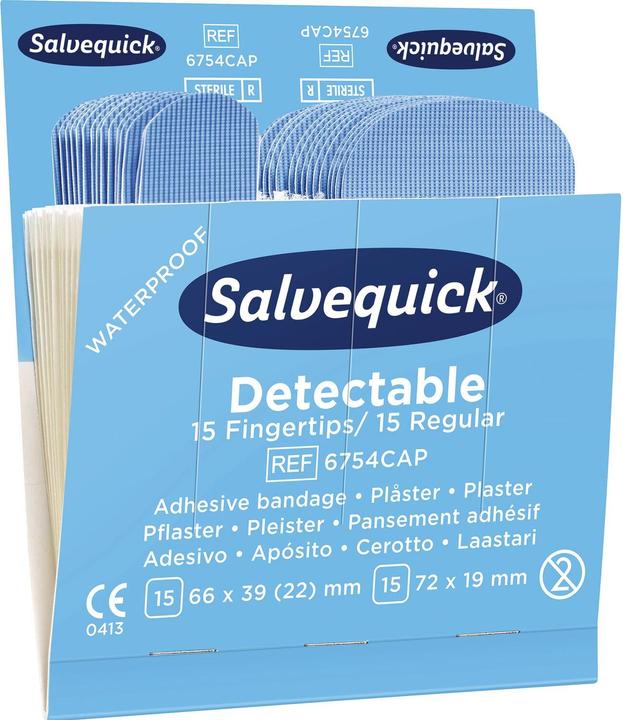 Produktbild Salvequick Refill Pflaster-Strips detectable (30 x)