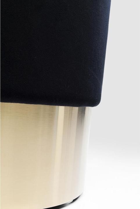 Produktbild Kare Design Hocker Cherry Schwarz Brass Ø35cm