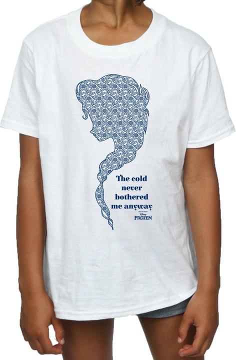 Actual product image Disney Girls Frozen Cold Cotton T-Shirt (152, 158)