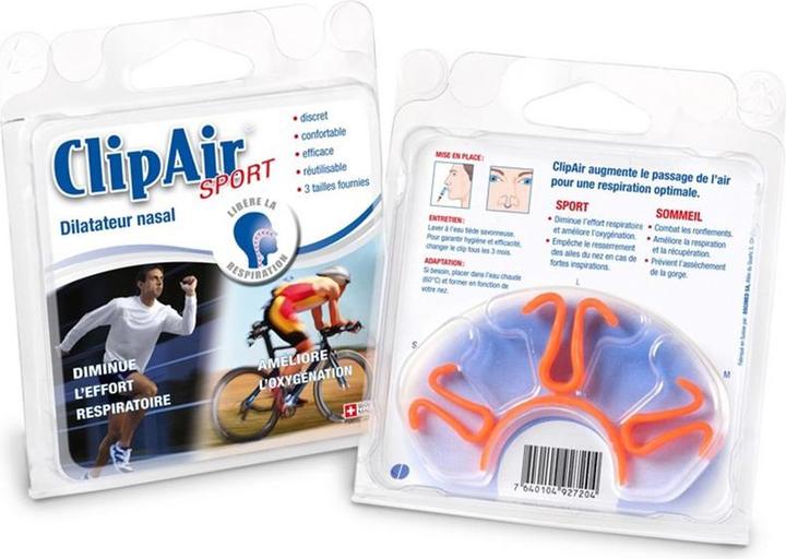 Oscimed Sa ClipAir Sport, dilatateur nasal, S,M,L