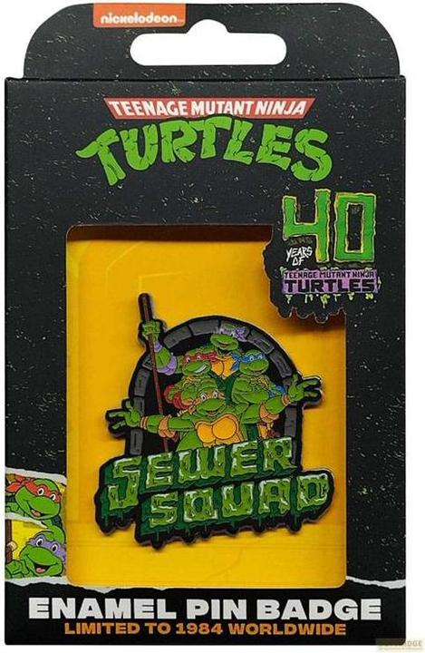 Produktbild Fanattik Teenage Mutant Ninja Turtles Ansteck-Pin 40th Anniversary Limited Edition
