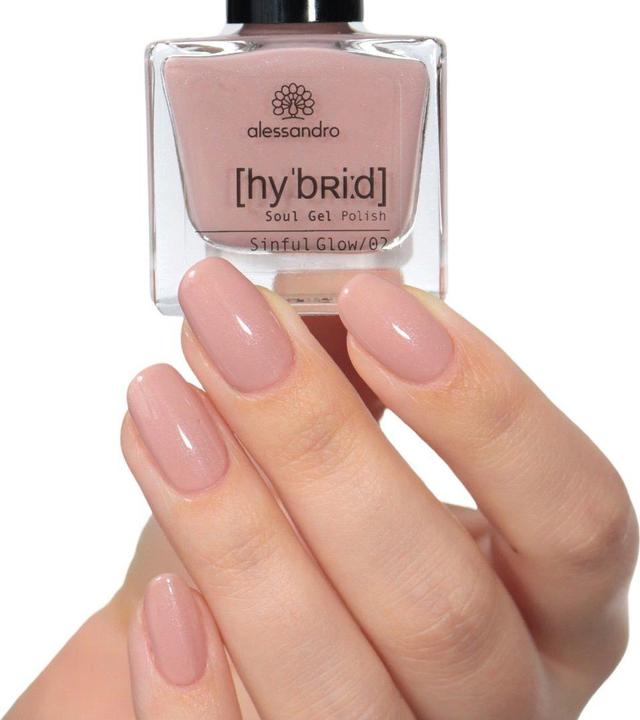 Produktbild Alessandro Hybrid Soul Gel Polish Sinful Glow (122, Gel-Effekt Nagellack)