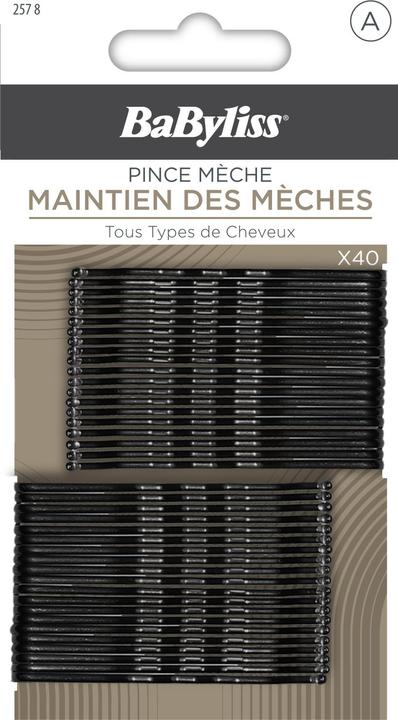 Produktbild BaByliss Haarklemmen schwarz *40 (40 Stk.)