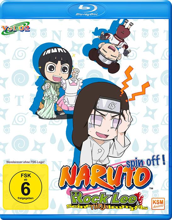 Naruto Spin - Off! Rock Lee et ses potes ninjas - Vol.2 : E.14-26 -2 BRs (Blu-ray, 2018, Allemand, Anglais)