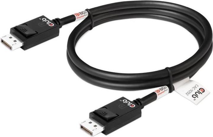 Image du produit Club 3D Club3D Câble DisplayPort 2.1 DP80 1,6m 10K/8K/4K St/St retail (1.60 m, DisplayPort)