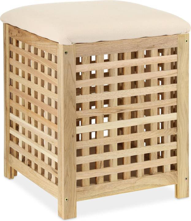 Actual product image Relaxdays Pouf portabiancheria (45 l)
