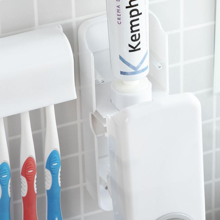 Image du produit InnovaGoods Distributeur de dentifrice avec porte-brosse Diseeth