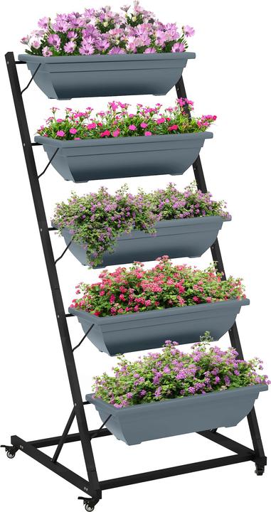Produktbild Outsunny Blumenkästenständer mit 5 Etagen