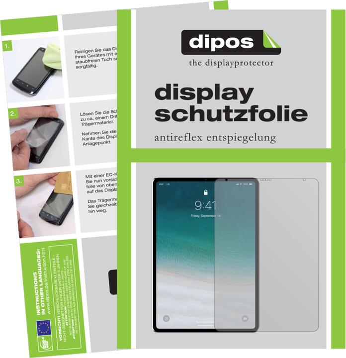 Produktbild Dipos Displayschutzfolie Antireflex (3 Stück, iPad Pro 12.9 2020 (4. Gen))