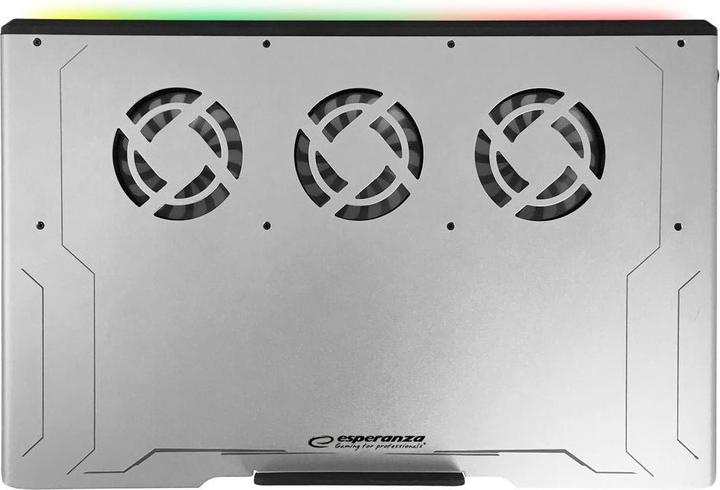 Image du produit Esperanza EGC108 Gaming Cooling Pad pour ordinateur portable LED RVB trous