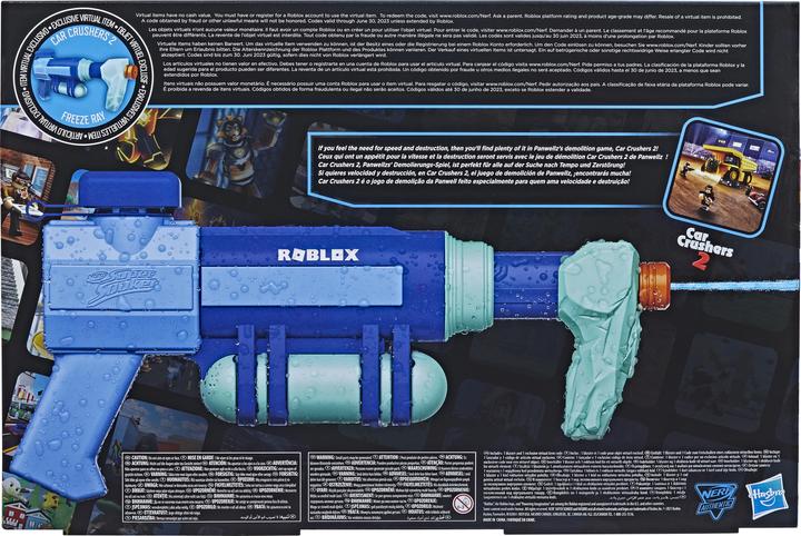 Immagine prodotto Hasbro NERF SUPERSOAKER Pistola ad acqua Roblox CAR CRUSHERS 2: FREEZE RAY