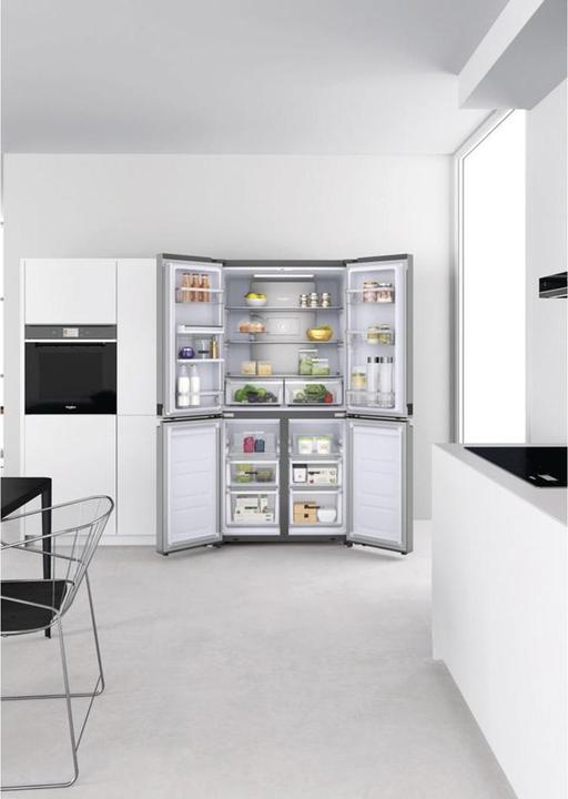 Produktbild Whirlpool WQ9 U2L Side-by-Side Kühlkombination Freistehend 594 l E Edelstahl (388 l)