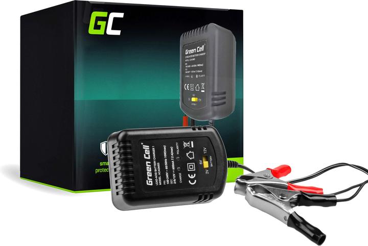 Immagine prodotto GreenCell Caricabatterie (12V, 6V, 0.60 A)