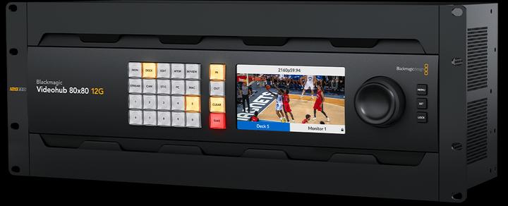 Actual product image Blackmagic Videohub 80x80 12G