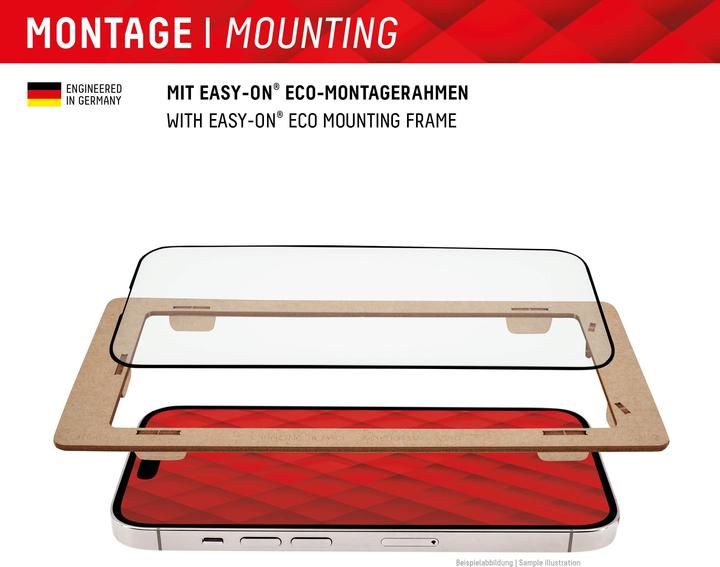 Actual product image Displex Real Glass, Full Cover Panzerglas (1 Piece, Xiaomi 14 Pro, Xiaomi 14 Ultra)