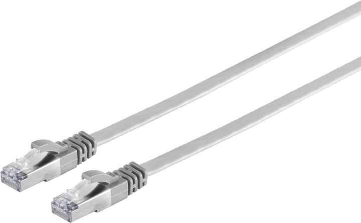 Produktbild Shiverpeaks RJ45 Flachkabel m.Cat.7 Rohkabel slim, grau, 3m (U/FTP, CAT7, 3 m)