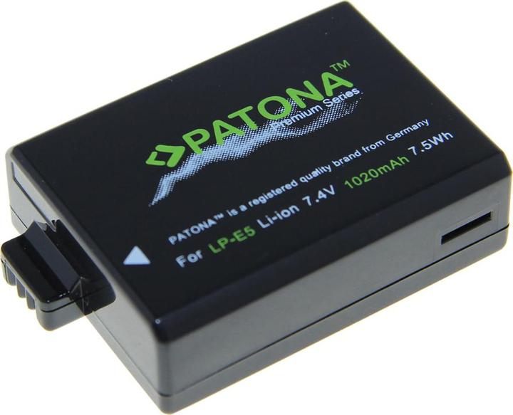 Actual product image Patona Premium Battery Canon LP-E5 (Rechargeable battery)