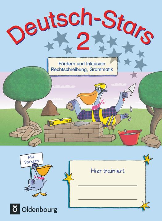 Image du produit Deutsch-Stars, Allgemeine Ausgabe, 2. Schuljahr, Fördern und Inklusion, Übungsheft, Mit Lös (Allemand, Eva Nagai, Ruth Dolenc-Petz, Barbara Eiband, 2019)