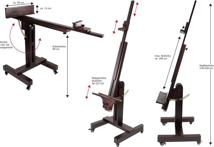Actual product image Paintersisters PRAG studio easel