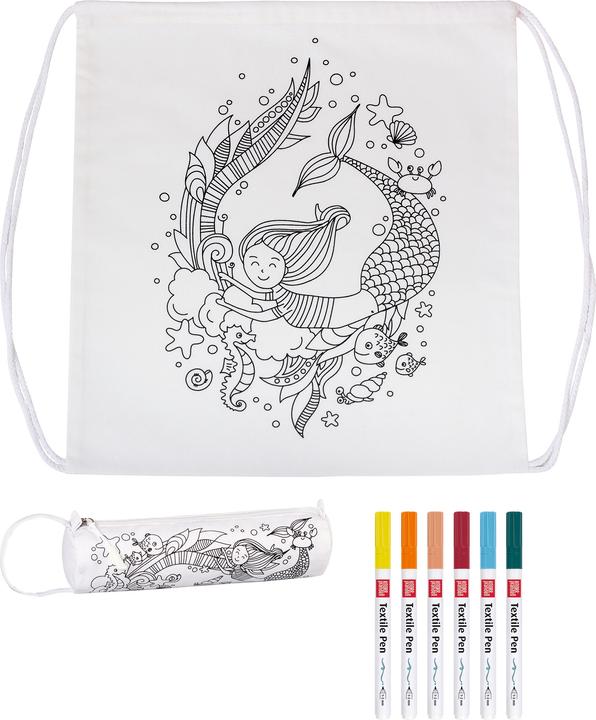 Immagine prodotto Knorr Prandell Set di borse sportive e astucci per matite "Mermaid