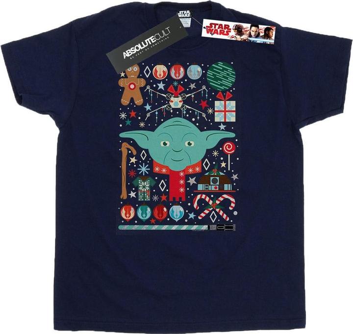 Image du produit Star Wars - T-shirt YODA CHRISTMAS - Homme (XL)