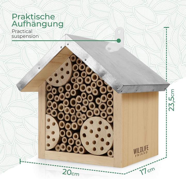 Produktbild Wildlife Friend Bienenhotel (Wildbienen, Marienkäfer)