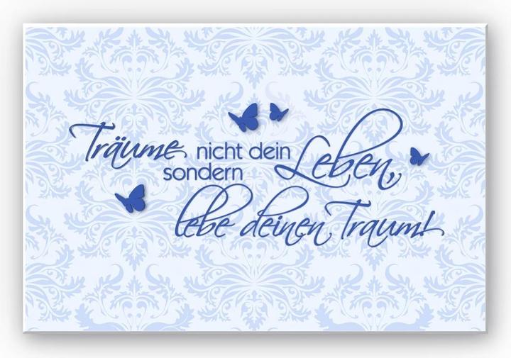 Image du produit Trenddeko Ne rêve pas ta vie... Bleu (30 x 20 cm)