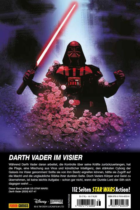 Actual product image Panini Star Wars Comics: Darth Vader - Dunkle Droiden (German, Raffaele Ienco, Greg Pak, 2024)