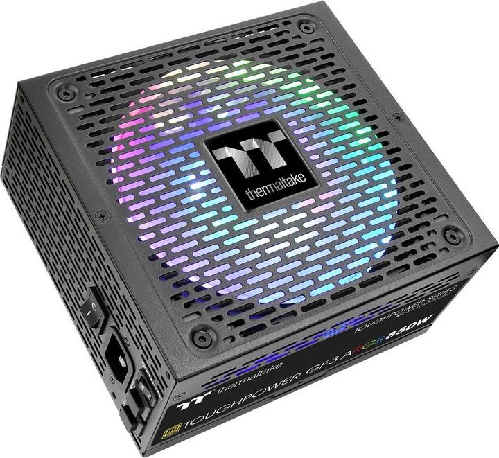 Image du produit Thermaltake ToughPower GF3 ARGB 850W EU Gold Alimentation ATX 3.0 80+ Gold PCle 5.0 (850 W)