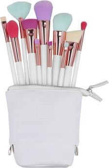 Immagine prodotto Ilu Basic Set 11 pennelli da trucco con borsa - Multicolore (Set)