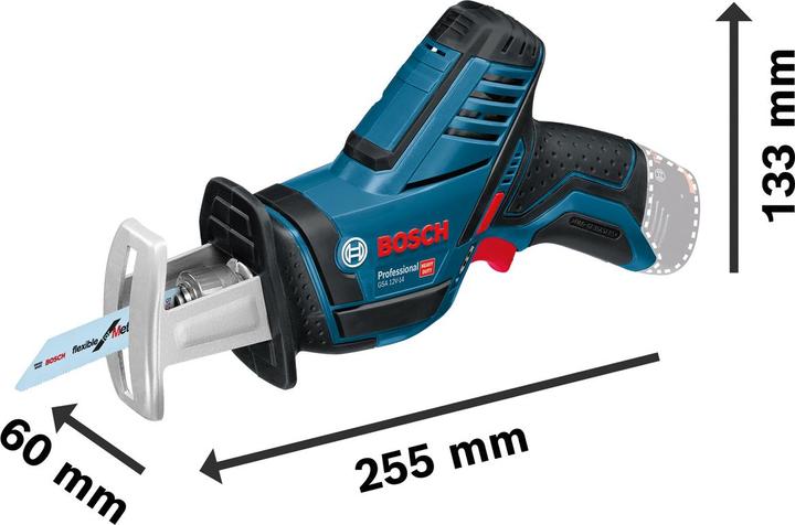 Gsa 12v-14, Station de charge, Valises et sacs, Lames de scie, avec 2x batterie