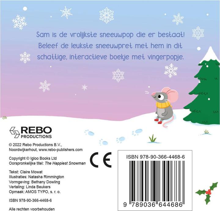Produktbild Fröhlicher Schneemann – Fingerpuppenbuch
