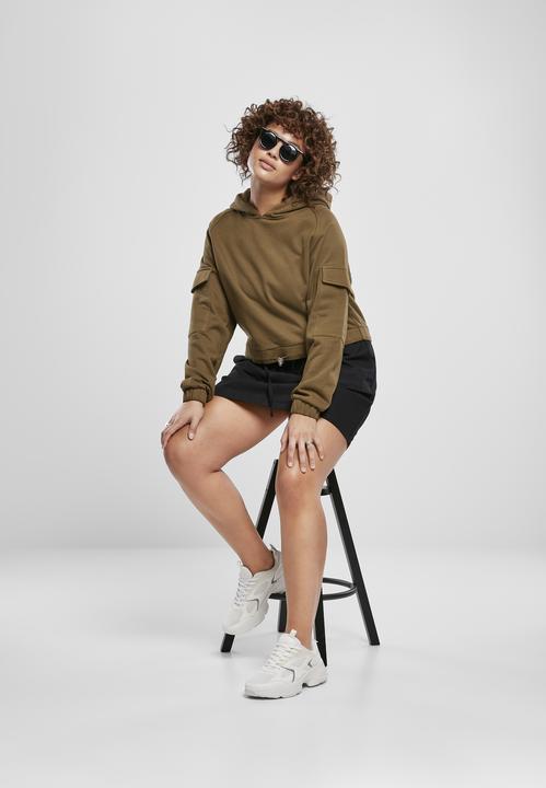 Produktbild Urban Classics Ladies Short Worker Hoody (XXL)