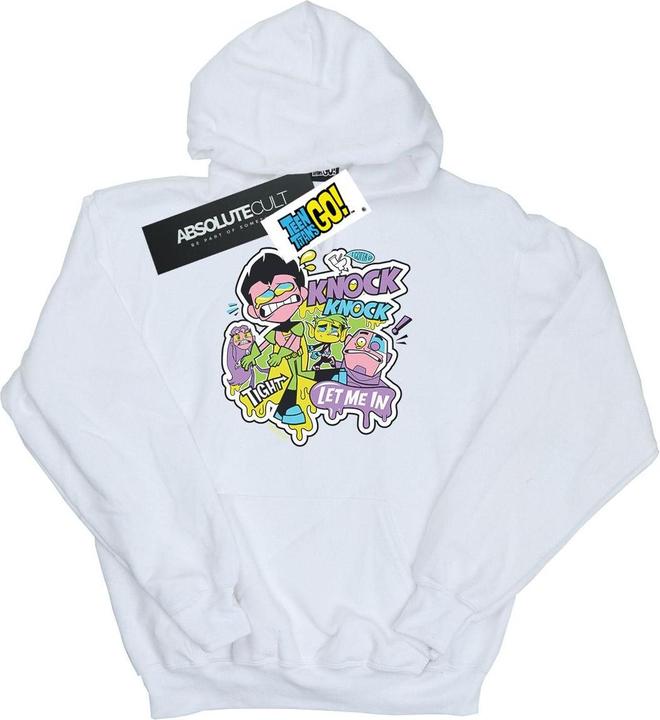 Actual product image Womens/Ladies Teen Titans Go Knock Knock Hoodie (S)