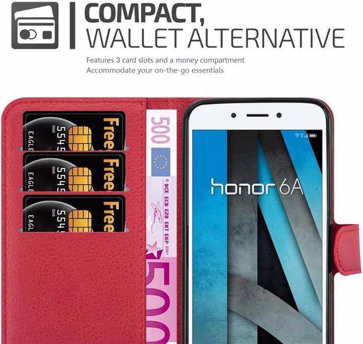 Produktbild Cadorabo Book mit Standfunktion Cover (Honor 6A)